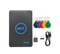 Duplicador de Chip Inteligente RFID de 5 Frecuencias + Lector NFC de Llavero de 5 UID, Copiadora IC/ID, 13,56 M, 125 K/HID, 125 K, Escritor de Tokens,