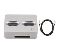 Duplicador de Disco Duro de Doble Bahía, Estación de Acoplamiento de Clonador M.2 NVME Duplicador de SATAs USB 3.2 Type C Gen2 X 20Gbps Estación de Acoplamiento de Clon sin