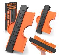 Duplicador de medidor de contorno de 6 y 10 pulgadas, herramienta de copia de calibre de perfil con bloqueo ajustable, copia con precisión formas irregulares e incómodas