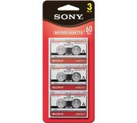(Duplicate of b000bsva3 m) Sony microcassette (60min), Pack de 3