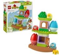 LEGO Duplo Mi Primer Árbol Equilibra y Apila - Juguete Educativos para Niñas y Niños de 1+ Años - Juego de Construcción para la Motricidad Fina con 2 Figuras de Pájaros 10440