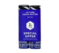 Apivita Bálsamo Labial con Manteca de Cacao y Miel SPF20 2x4,4 gr