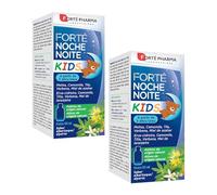Duplo Jarabe para el Sueño en niños Forté Noche Kids. Complemento alimenticio elaborado con melisa, camomila, tila, verbena, miel de azahar para niños partir de 3 años, 125ml. - Forté Pharma