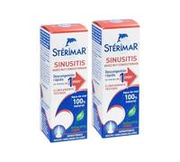 Duplo Solución hipertónica de agua de mar 100% de origen natural enriquecido con aceite esencial de Eucalyptus Globulus y cobre. STÉRIMAR SINUSITIS, 20 ml Reig Jofre