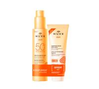 Nuxe Sun Spray Solar Delicioso SPF50 150ml + Champú-Gel de Ducha After Sun 100ml