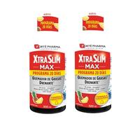 Duplo XtraSlim Max es un complemento alimenticio a base de té verde, grosella, mate, reina de los prados, cola y café verde