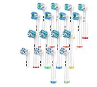 Dupont Bristle Gum Care/Limpieza Estándar/Blanqueamiento Limpio/Cabezales De Cepillo De Dientes De Limpieza Profunda, Compatible Con Oral B,(17-X 18-X 50-X 60-X)