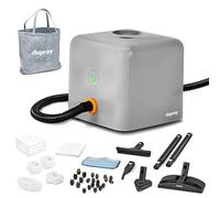 Dupray Neat Plus Limpiador a Vapor - 40 Accesorios, Vapor Potente y Rápido sin Químicos, Limpieza Profunda y Continua para Suelos, Sofás, Azulejos, Cocina, Baño y Coche