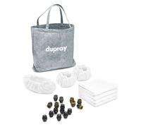 Dupray Paquete de Limpieza a Vapor, Kit de 24 Accesorios para Limpiadores a Vapor Dupray Ideal para suelos, azulejos, tapicería, cocinas y baños