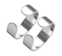 Duqulle Anillos magnéticos para mujeres, 2 anillos relajantes, anillos magnéticos de salud para aliviar la ansiedad y para un mejor sueño, la solución natural para la menopausia, anillo de dedo para