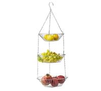 Duqulle Cestas Para Verduras De Cocina, Estante Organizador De 3 Niveles De Hierro, Cesta De Frutas De Metal Para Alimentos, Para Alimentos Pan Patata Despacha Herramientas de Jardinería