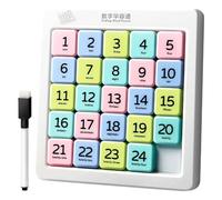 Duqulle Deslizante de Números,Juego Educativo Temprano - Puzzle Magnético Deslizante 6x6 para Entrenar Mente, Lógica, Aula, Kindergarten, Preescolar y Aprendizaje Infantil