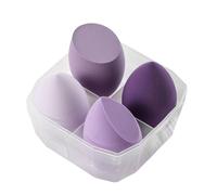 Duqulle Esponja de Huevo de Maquillaje - 4 esponjas de Maquillaje sin látex | Esponja de Maquillaje para una aplicación, Esponja de Belleza para líquido, Crema y Polvo, Cobertura Media