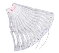 Duqulle Plantillas de cejas para mujeres - Juego de plantillas de 12 piezas para cejas de mujer - Herramienta perfecta para dar forma a las para bailes, citas y viajes.