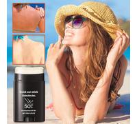Duqulle Protector Solar en Barra para el Rostro,Barra Solar Facial Resistente Al Agua | Protector UV Ligero Crema Para Natación Deporte Viaje