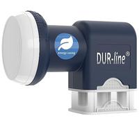 DUR-line Blue ECO Quad - LNB de bajo consumo - 4 participantes - Calidad premium - [Prueba muy buena*] 4 vías, digital, Full HD, 4K, 3D