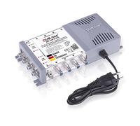 DUR-line MS 5/8 G-HQ Multiswitch Made in Germany Multiswitch Sat para 8 participantes/TV Fuente de alimentación de bajo Consumo Multiswitch, Matrix [Digital, HDTV, FullHD, 4K, 8K, UHD]