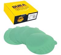 Dura-Gold Premium Film Back - 800 Grit 6" Green Film - PSA Autoadhesivo Adhesivos Discos de Lija para Sanders DA - Caja de 25 Discos de Acabado de Papel de Lija para automoción y carpintería