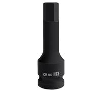 Durabilidad 22 Mm Sólo Bits Hexadecimal 1/2 Pulgada Acero Molibdeno Para Aplicaciones Altos Torques Para Mecánicos CRMO Steel Socket