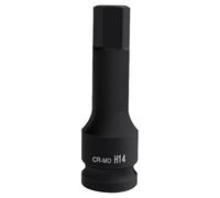 Durabilidad 22 Mm Sólo Bits Hexadecimal 1/2 Pulgada Acero Molibdeno Para Aplicaciones Altos Torques Para Mecánicos CRMO Steel Socket