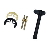 Durabilidad - Accesorios de junta de grifo de un solo agujero o doble con diseño de herradura antifugas, construcción de acero/cobre, llave de grifo con diseño de herradura