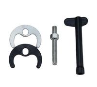 Durabilidad - Accesorios de junta de grifo de un solo agujero o doble con diseño de herradura antifugas, construcción de acero/cobre, llave de grifo con diseño de herradura