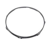 Durabilidad de 1,2 mm con borde de metal de instalación rápida, aro de tambor plateado para vivir y practicar aro de tambor para vivir y practicar