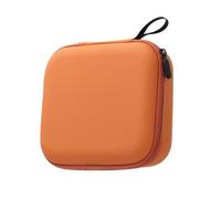 Durabilidad EVA Shell Bolsas de transporte para caja de piezas, herramientas de mantenimiento, cables de carga, bolsas de organización de EVA Premium Leather Carry Case, a