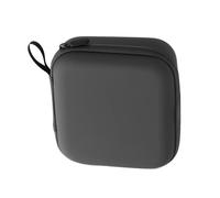 Durabilidad EVA Shell Bolsas de transporte para caja de piezas, herramientas de mantenimiento, cables de carga, bolsas de organización de EVA Premium Leather Carry Case, NEGRO