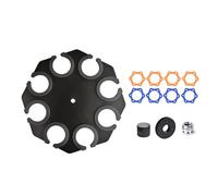 Durabilidad Stage Multi Mic Holder Bandeja de micrófono con almohadilla antideslizante para hasta 8 micrófonos de almacenamiento seguro y ordenado