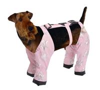 Durabl - Fundas para botas de perro medianas, antideslizantes, protector de pies de invierno con correas ajustables, calzado para mascotas para actividades al aire libre que fomenta un paso seguro