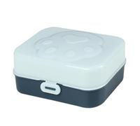 Durabl - Soporte sólido para barra de champú - Caja de barra de limpieza corporal de viaje con tapa de sellado | Estuche de drenaje de barra de champú compacto y sólido para lavado corporal, diseño de