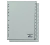 Durable 1-52 Polypropylene Index Dividers A4 Portrait Full Covering Pack of