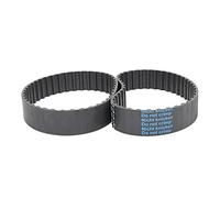Durable 10 correas dentadas L, 86L/98L/100L/109L/112L/113L/120L/124L/131L/135L/140L correa síncrona de goma de circuito cerrado ancho 12,7/20/25/30/38mm (Color : 20 mm, Size : 124L)