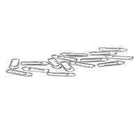 Durable 129825 clips de letras (32 mm) 0,5 kg aproximadamente1180 piezas galvanizadas