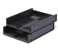 Durable 1700784058 Bandeja de cartas optimo ángel azul, 6 piezas, antracita
