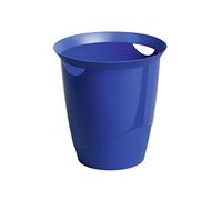 Durable 1701710040 Papelera TREND, con asas, 16 l, azul