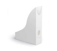 Durable 1701711010 Revistero Basic, 6 piezas, blanco