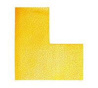 Durable 170204 Marcador de paso en forma de L, autoadhesivo y resistente a la abrasión, amarillo señal RAL 1003