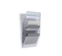 Durable 1709785400 dispensador de folletos Flexiboxx Formato apaisado de 6 A4, Transparente