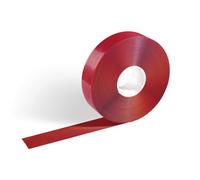 Durable 172503 Cinta para marcación de suelo DURALINE STRONG resistente a la abrasión y al deslizamiento, 50 mm x 1,2 mm x 30 m (ancho x alto x largo), RAL 3001 rojo señal.