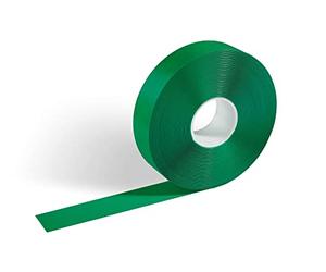 Durable 172505 Cinta para marcación de suelo DURALINE STRONG resistente a la abrasión y al deslizamiento, 50 mm x 1,2 mm x 30 m (ancho x alto x largo), RAL 6032 verde señal.