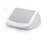 Durable 1801574051 Tapa Durabin Flip Lid Cuadrado para 40 litros, gris