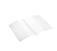 Durable 214019 Cubierta de protección e identificación, doble cubierta para documentos DIN A6 (210 x 148 mm), 10 piezas, transparente