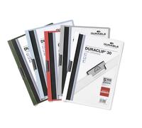 Durable 220000 Carpeta Duraclip dossier pinza lateral (para 1-30 hojas A4), 25 p