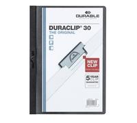Durable 220001 Carpeta Duraclip dossier pinza lateral (para 1-30 hojas A4), 25 p
