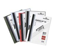 Durable 220002 Carpeta Duraclip dossier pinza lateral (para 1-30 hojas A4), 25 p