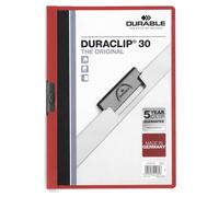 Durable 220003 Carpeta Duraclip dossier pinza lateral (para 1-30 hojas A4), 25 p