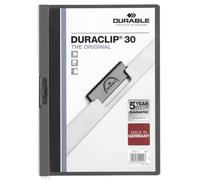 Durable 220057 Carpeta Duraclip dossier pinza lateral (para 1-30 hojas A4), 25 p