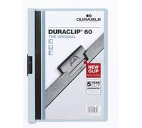 Durable 220906 Duraclip Original 60 (para 1-60 hojas de A4), 25 piezas, azul azu